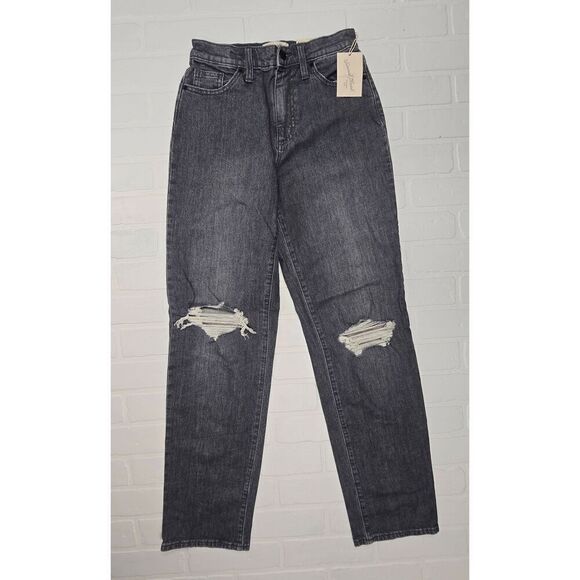 Universal Thread  Vintage Straight Distressed Jeans 00 - Picture 1 of 3